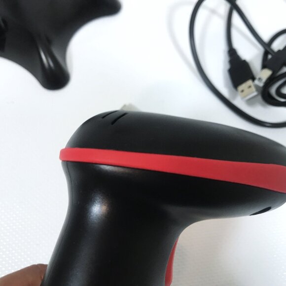 Wireless Barcode Scanner with Adjustable Stand and USB Flash Drive - Picture 4 of 10